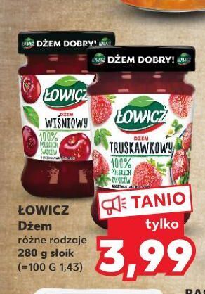 Kaufland Dżem truskawkowy łowicz oferta