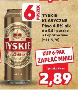 Kaufland Piwo tyskie klasyczne oferta