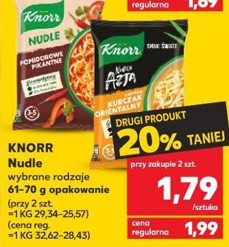 Kaufland Pomidorowe pikantne knorr nudle oferta