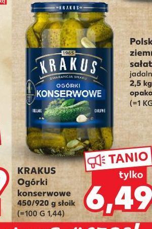 Kaufland Ogórki konserwowe krakus maspex oferta