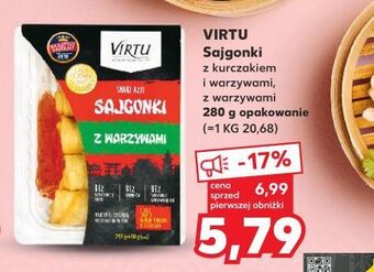 Kaufland Sajgonki z kurczakiem i warzywami virtu oferta