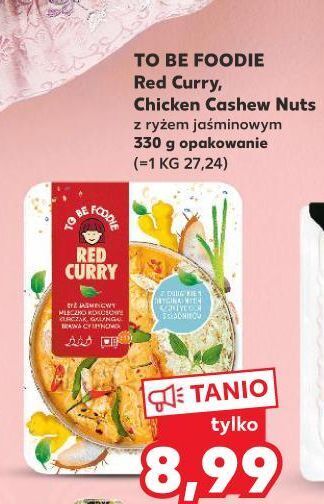 Kaufland Wegański kubełek azjatycki red curry to be foodie oferta