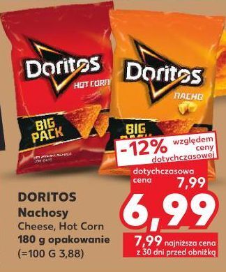 Kaufland Chipsy hot corn doritos oferta