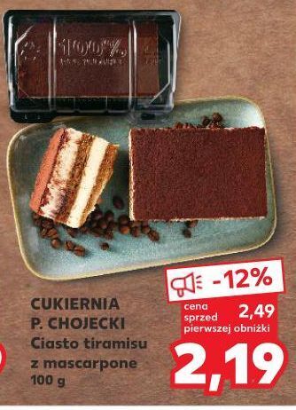 Kaufland Tiramisu z mascarpone chojecki oferta