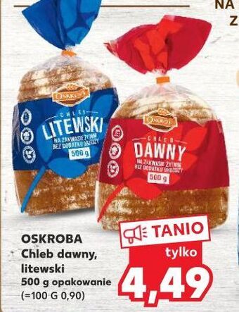 Kaufland Chleb dawny oskroba oferta