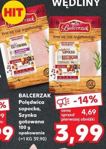 Kaufland Szynka gotowana balcerzak oferta