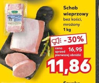 Kaufland Schab wieprzowy bez kości stoisko mięsne oferta