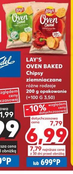 Kaufland Chipsy grillowana papryka lay's oven baked (prosto z pieca) oferta