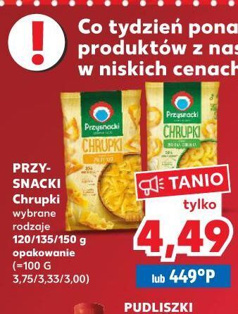 Kaufland Chrupki żółty ser przysnacki oferta