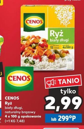Kaufland Ryż naturalny brązowy cenos oferta