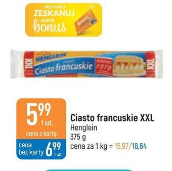 E.Leclerc Ciasto francuskie henglein oferta