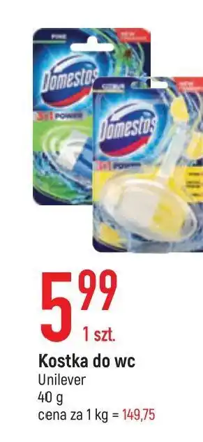 E.Leclerc Kostka do wc citrus domestos 3in1 power oferta