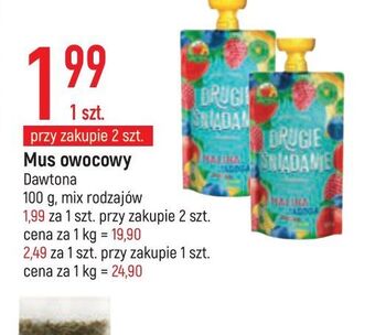 E.Leclerc Mus malina jagoda jabłko banan drugie śniadanie oferta