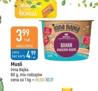 E.Leclerc Musli banan i kruszone kakao inna bajka oferta