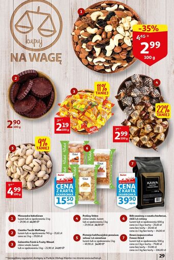 Auchan Pistacje solone oferta