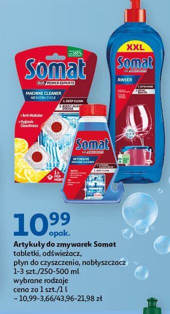 Auchan Nabłyszczacz do zmywarki somat rinser + extra-dry effect oferta