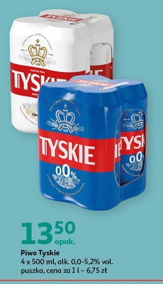 Auchan Piwo tyskie 0.0% oferta
