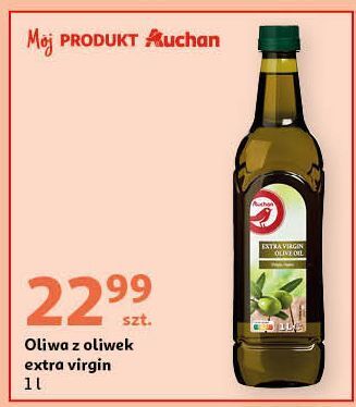 Auchan Oliwa z oliwek extra virgin auchan oferta