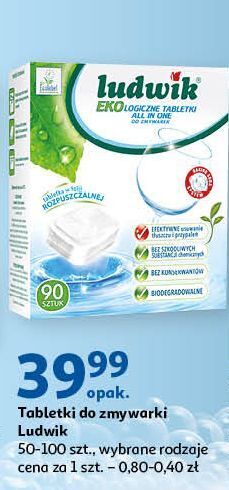 Auchan Tabletki do zmywarek eko ludwik all in one oferta