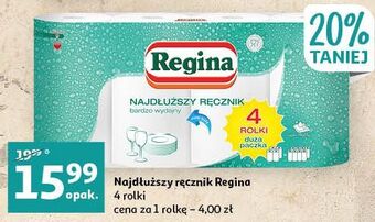 Auchan Ręcznik bardzo wydajny regina najdłuższy oferta