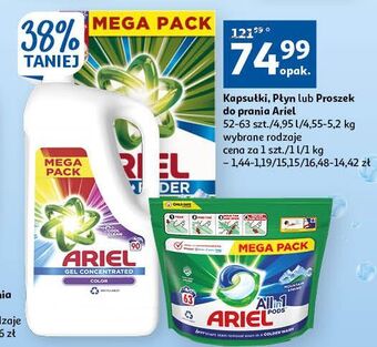Auchan Kapsułki do prania mountain spring ariel all in 1 oferta