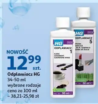 Auchan Odplamiacz trawa makijaż guma do żucia hg oferta