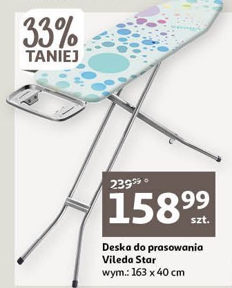 Auchan Deska do prasowania star plus vileda oferta
