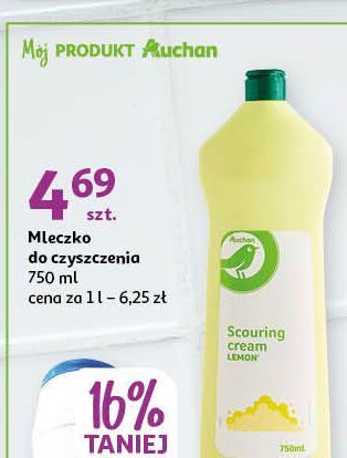 Auchan Mleczko do czyszczenia auchan oferta