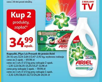 Auchan Proszek do prania ariel color oferta