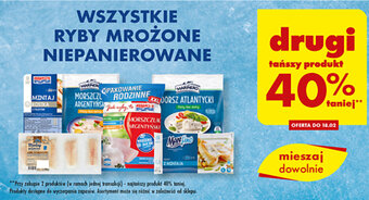 Biedronka Wszystkie ryby mrożone niepanierowane oferta