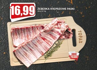 Topaz Żeberka wieprzowe paski 1kg oferta