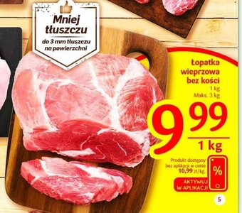 Delikatesy Centrum Łopatka wieprzowa bez kości 1kg oferta