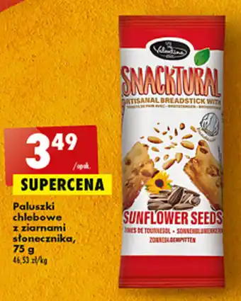 Biedronka Paluszki chlebowe z zianami słonecznika 75g oferta