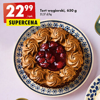 Biedronka Tort węgierski 650g oferta
