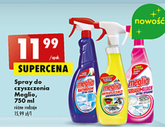 Biedronka Meglio Spray do czyszczenia 750ml oferta