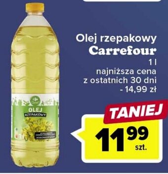 Carrefour Carrefour Olej rzepakowy 1L oferta