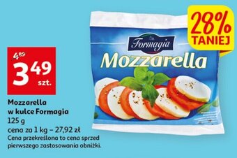 Auchan Formagia Mozzarella w kulce 125 g oferta