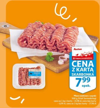 Auchan Mięso mielone z szynki 500 g oferta