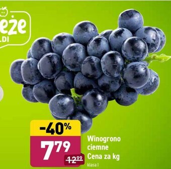 ALDI Winogrona ciemne 1kg oferta