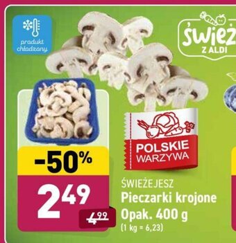 ALDI Pieczarki krojone 400g oferta