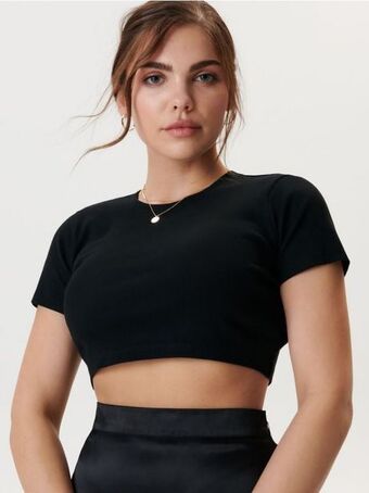 Sinsay Crop top w prążki oferta
