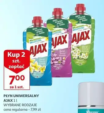 Auchan Płyn do mycia kwiaty bzu ajax floral fiesta oferta