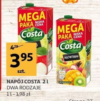 Auchan Napój jabłko costa oferta