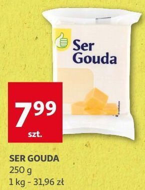 Auchan Ser gouda podniesiony kciuk oferta