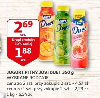 Auchan Jogurt malina - czerwona porzeczka jovi duet oferta