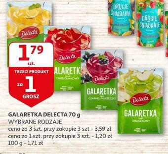 Auchan Galaretka truskawkowa delecta oferta