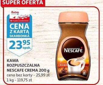 Auchan Kawa nescafe crema oferta