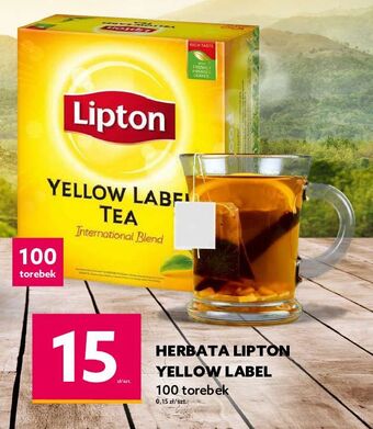 Dealz Herbata lipton yellow label tea oferta