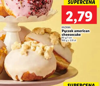 Lidl Kazana Pączek american cheescake 90g oferta