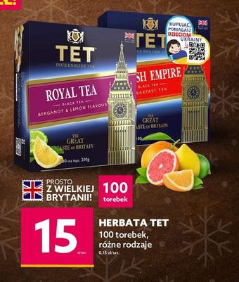 Dealz Herbata bergamotka z cytryną tet royal tea oferta